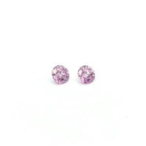 2 = 0.10ct 4-5PP P2 Matched Pair of Round Australian Pink Diamonds