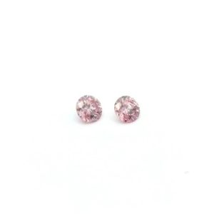 2 = 0.09ct 4-5PP P1 Matched Pair of Round Australian Pink Diamonds