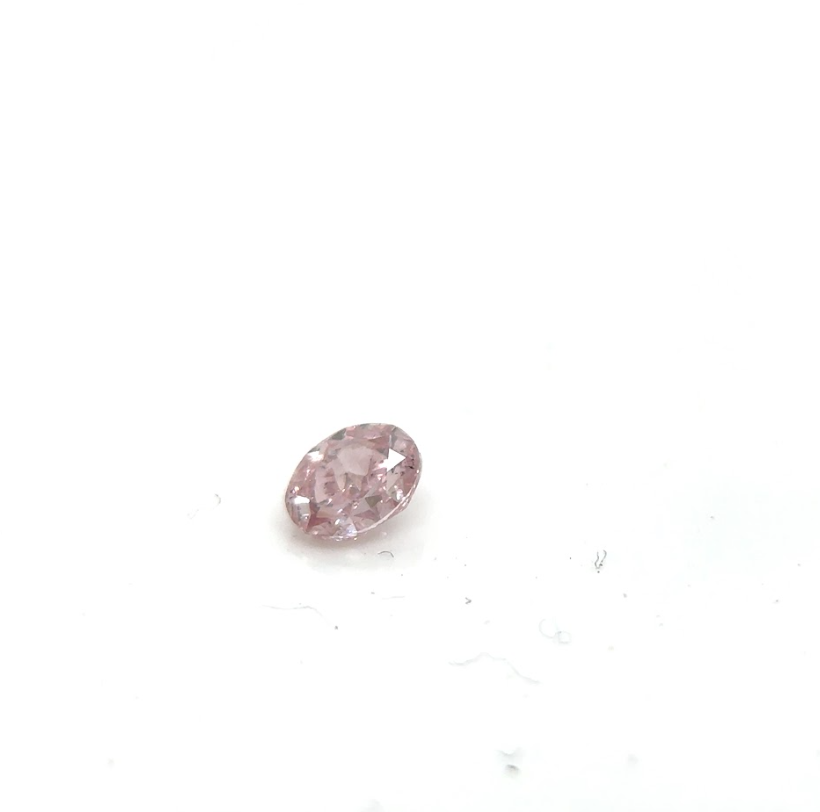 DPD2505141 - 0.21ct SI1 Oval Intense Pink Diamond - Image 2