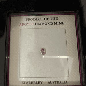 DPD2505128 - 0.31ct 4PP P1 Radiant Pink Diamond